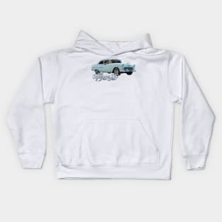 1955 Chevrolet 210 2 Door Sedan Kids Hoodie